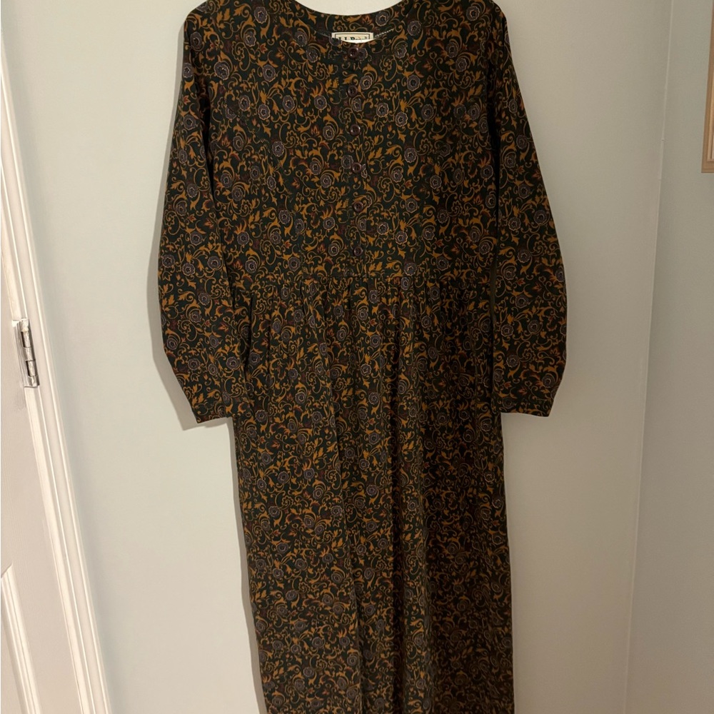 L.L.Bean Vintage WOMENS DRESS size M - Picture 6 of 13